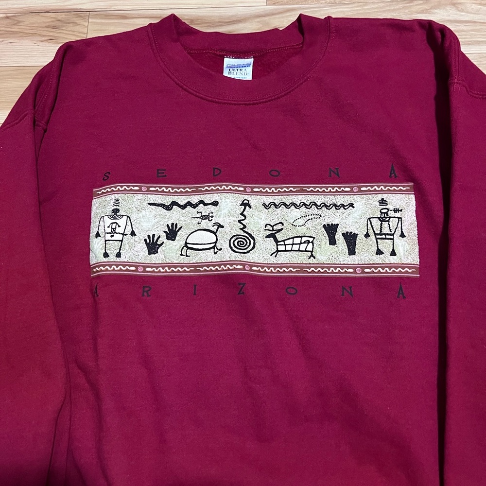 Red Sedona Arizona Crewneck Sweater - Picture 2 of 4